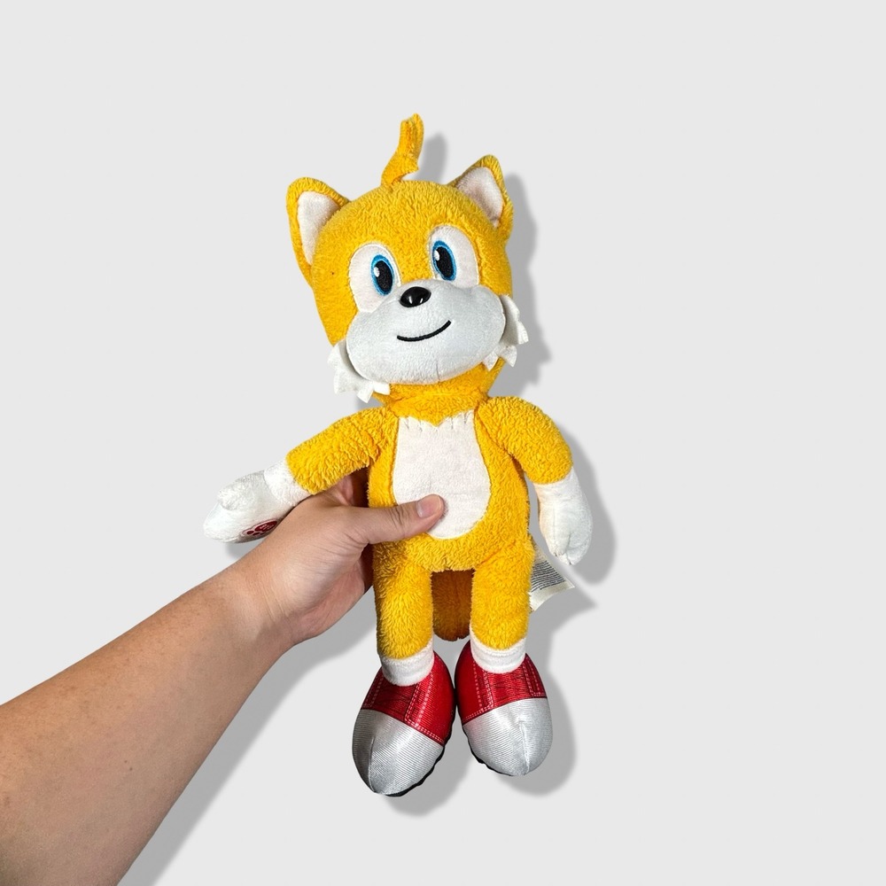 Build-A-Bear Tails Sonic the Hedgehog Plush 13in Video Game Stuffed W/Heartbeat